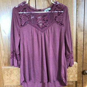 Maroon blouse